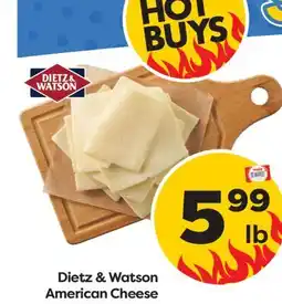 Weis Markets Dietz & Watson American Cheese offer