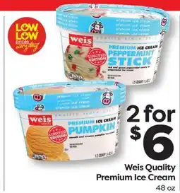 Weis Markets Weis Quality Premium Ice Cream offer