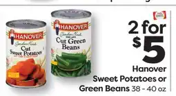 Weis Markets Hanover Sweet Potatoes or Green Beans offer