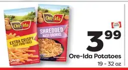 Weis Markets Ore-Ida Potatoes offer