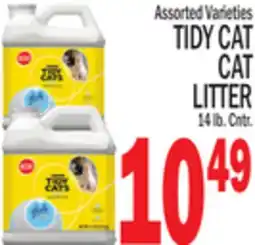 C Town TIDY CAT CAT LITTER offer