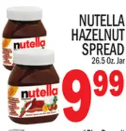 C Town NUTELLA HAZELNUT SPREAD offer