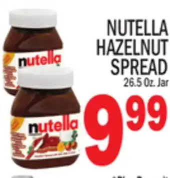 C Town NUTELLA HAZELNUT SPREAD offer