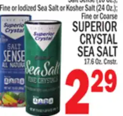 C Town SUPERIOR CRYSTAL SEA SALT 17.6 Oz. Cnstr offer