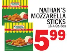 C Town NATHAN'S MOZZARELLA STICKS offer