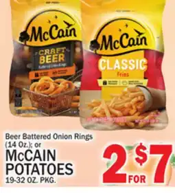 C Town MCCAIN POTATOES POTATOES 19-32 OZ. PKG offer
