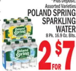 C Town POLAND SPRING SPARKLING WATER offer