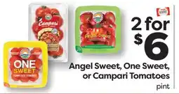 Weis Markets Angel Sweet, One Sweet, or Campari Tomatoes offer