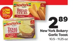 Weis Markets New York Bakery Garlic Toast offer