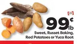 Weis Markets Sweet, Russet Baking, Red Potatoes or Yuca Root offer