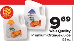 Weis Markets Weis Quality Premium Orange Juice offer