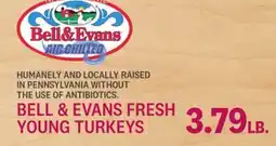 Kings Food Markets BELL & EVANS FRESH YOUNG TURKEYS offer