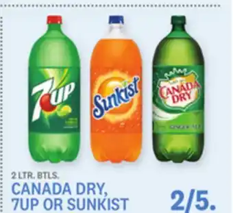 Kings Food Markets CANADA DRY, 7UP OR SUNKIST offer