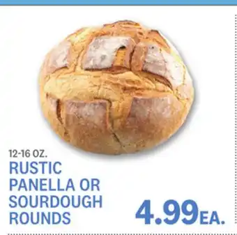 Kings Food Markets RUSTIC PANELLA OR SOURDOUGH ROUNDS offer