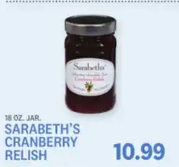 Kings Food Markets SARABETH'S CRANBERRY RELISH offer