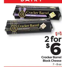 Weis Markets Cracker Barrel Block Cheese offer
