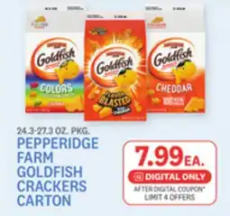 Kings Food Markets PEPPERIDGE FARM GOLDFISH CRACKERS CARTON offer