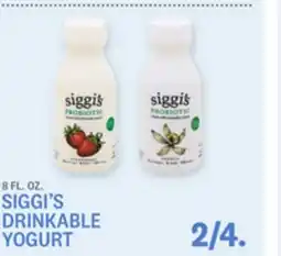 Kings Food Markets SIGGI'S DRINKABLE YOGURT offer