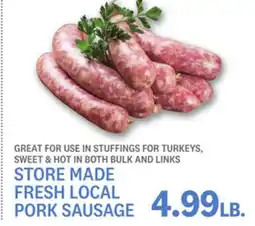 Kings Food Markets FRESH LOCAL PORK SAUSAGE offer