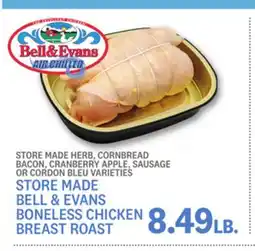 Kings Food Markets BELL & EVANS BONELESS CHICKEN BREAST ROAST offer