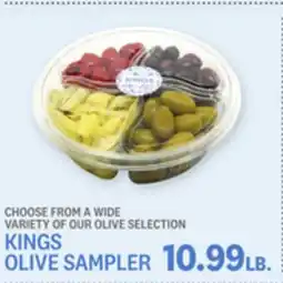 Kings Food Markets KINGS OLIVE SAMPLER offer