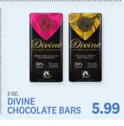 Kings Food Markets DIVINE CHOCOLATE BARS offer