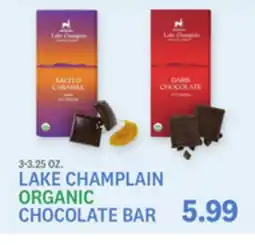Kings Food Markets LAKE CHAMPLAIN ORGANIC CHOCOLATE BAR offer
