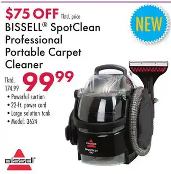 Boscov's BISSELL SpotClean Professional Portable Carpet Cleaner offer