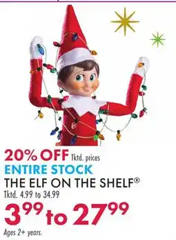 Boscov's ENTIRE STOCK THE ELF ON THE SHELF offer