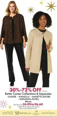 Boscov's Better Career Collections & Separates offer