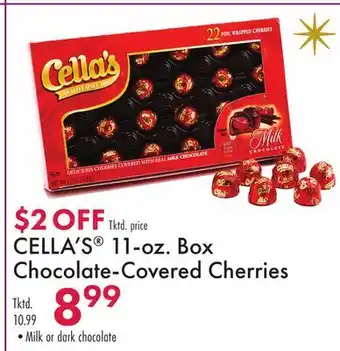 Boscov's CELLA'S 11-oz. Box Chocolate-Covered Cherries offer