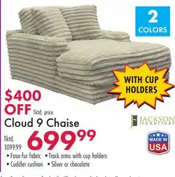 Boscov's Cloud 9 Chaise offer