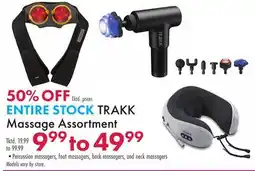 Boscov's ENTIRE STOCK TRAKK Massage Assortment offer