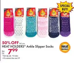 Boscov's HEAT HOLDERS Ankle Slipper Socks offer