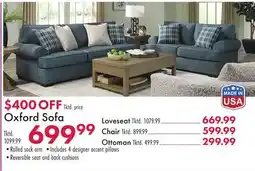 Boscov's Oxford Sofa offer
