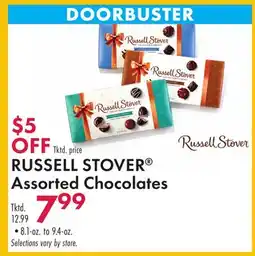 Boscov's RUSSELL STOVER Assorted Chocolates offer