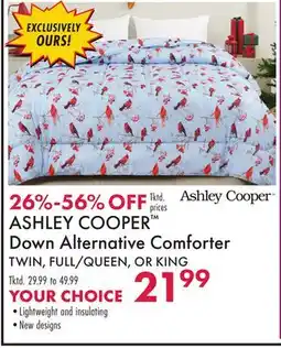 Boscov's ASHLEY COOPER Down Alternative Comforter offer