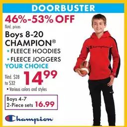 Boscov's Boys 8-20 CHAMPION offer
