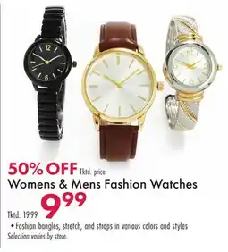 Boscov's Womens & Mens Fashion Watches offer