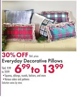 Boscov's Everyday Decorative Pillows offer