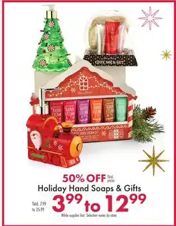 Boscov's Holiday Hand Soaps & Gifts offer