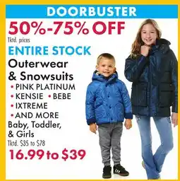 Boscov's ENTIRE Outerwear & Snowsuits offer