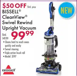 Boscov's BISSELL CleanView Swivel Rewind Upright Vacuum offer