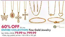 Boscov's Fine Gold Jewelry offer