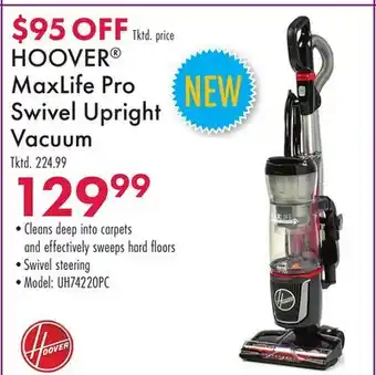 Boscov's HOOVER MaxLife Pro Swivel Upright Vacuum offer