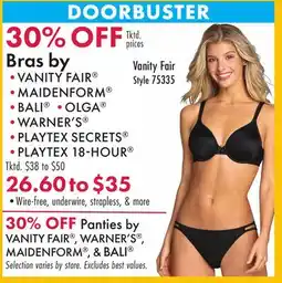 Boscov's Bras offer