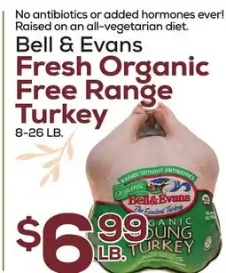 DeCicco & Sons Bell & Evans Fresh Organic Free Range Turkey offer