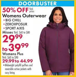 Boscov's Womens Outerwear offer