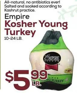 DeCicco & Sons Empire Kosher Young Turkey offer