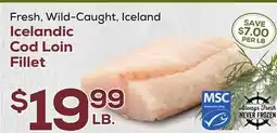 DeCicco & Sons Icelandic Cod Loin Fillet offer
